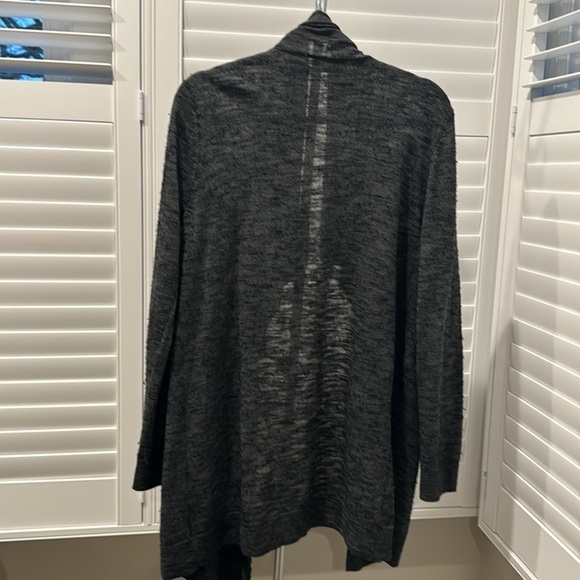 Theory Womens Gray Wool Maritza B New Steady Cardigan Sweater Large - Picture 2 of 5